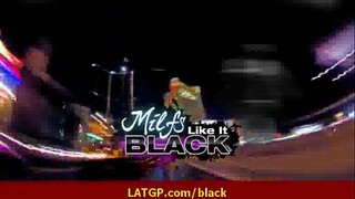 ˜�거운 섹시한중년 놀이 큰 블랙 몬스터 딕 38