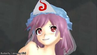 Načítání akordy pro &#039;【MMD】Saigyoji Yuyuko vs Drsné na Koni Stroj【R-18】